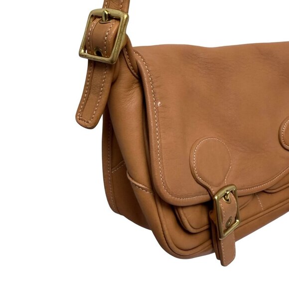 COACH Legacy Field Tan Handbag Leather Shoulder Messenger Crossbody Bag 9128 - Picture 16 of 16